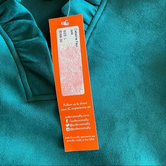 Jude Connally Aqua Long Sleeve Dress - Picture 8 of 15